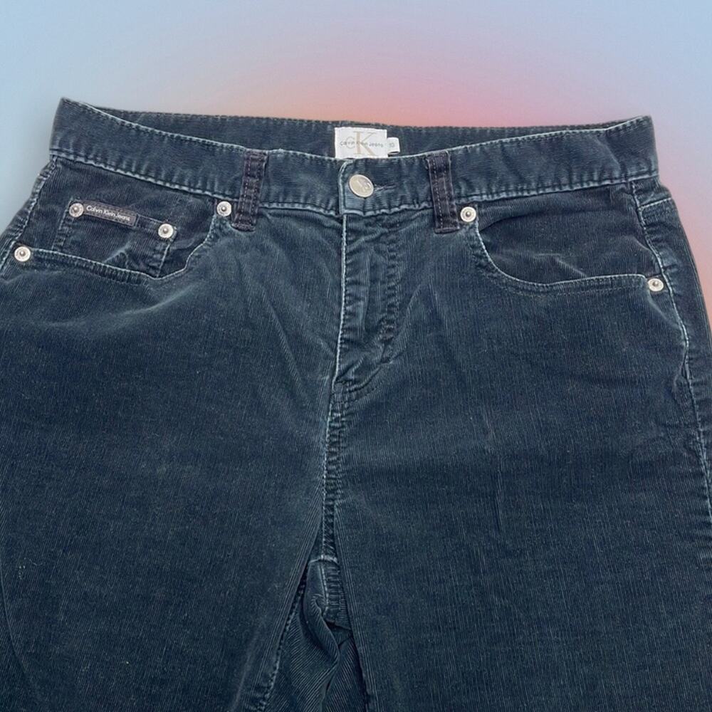CALVIN KLEIN Women’s 10 Black Corduroy Jeans